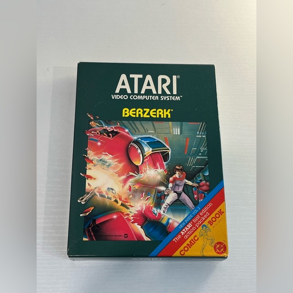 Berzerk (Atari 2600, 1982) By Atari - Vintage Game - Picture 1 of 3